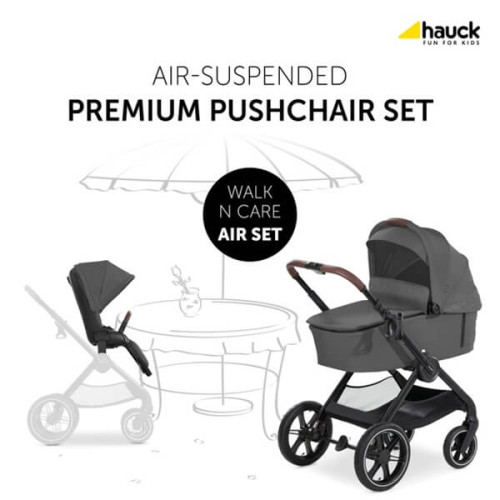 Универсальная коляска 2 в 1 Hauck Walk N Care Air Dark Grey